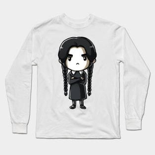 Cute Wednesday Addams Long Sleeve T-Shirt